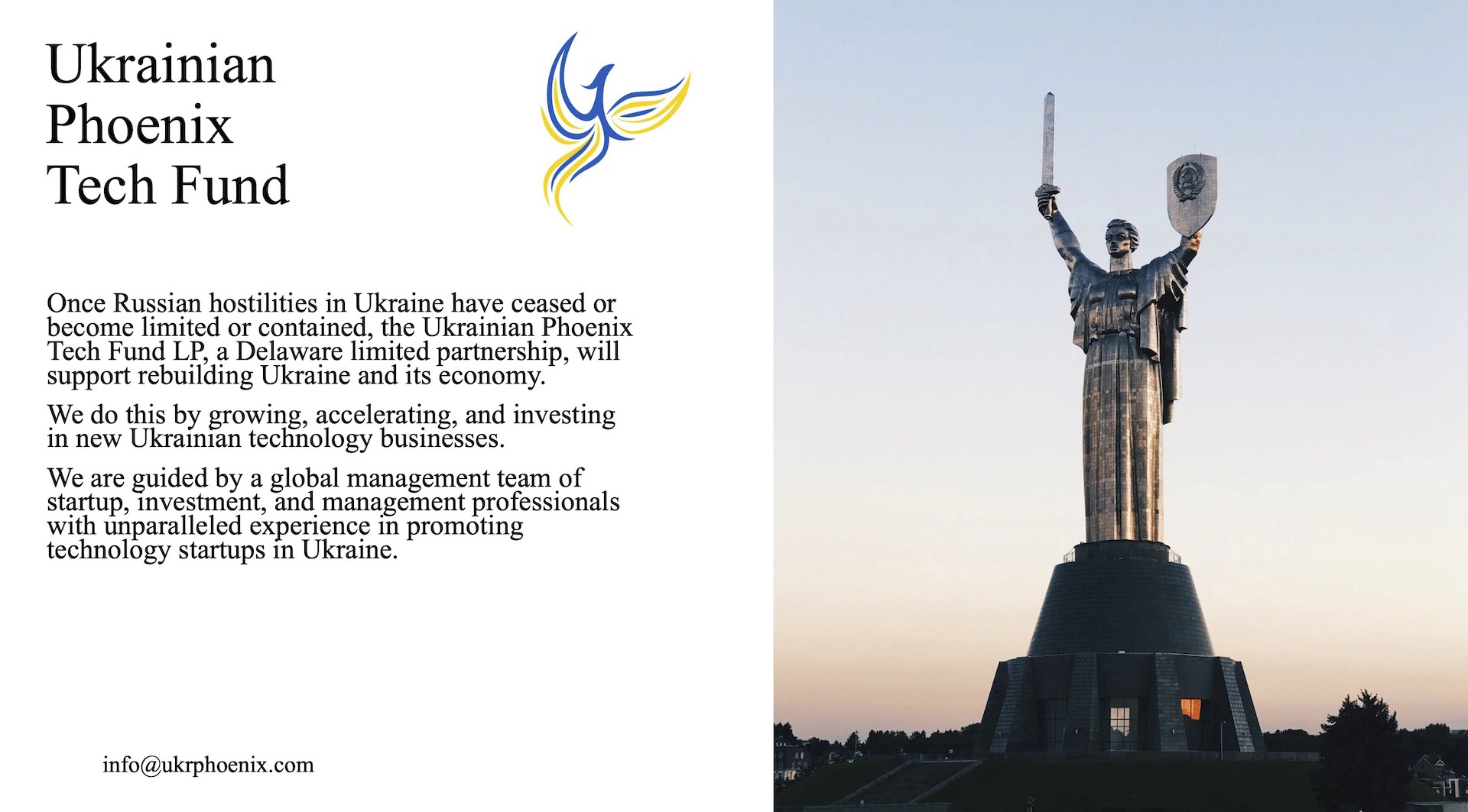 home page image of Ukrainian Phoenix Tech Fund